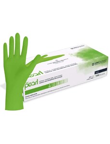 UNIGLOVES Nitrilové rukavice zelené - Lime Pearl, 100 ks