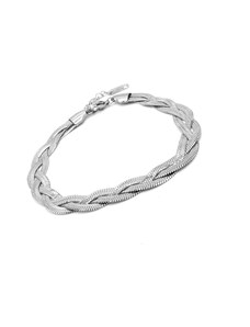 Steel Jewelry náramek PLETENÝ Chirurgická ocel NR090275