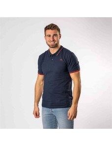 Kappa LOGO EZIO SLIM polo (351683W) tm.modrá,červený proužek