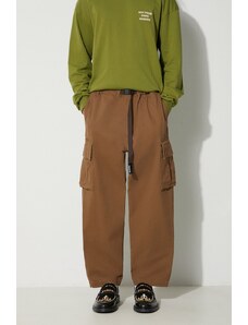 Kalhoty Manastash Flex Climber Cargo Pant pánské, hnědá barva, jednoduché, 7923910003