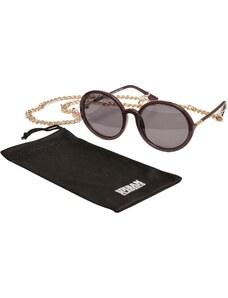 Urban Classics Accessoires Sluneční brýle Cannes s řetízkem cherry