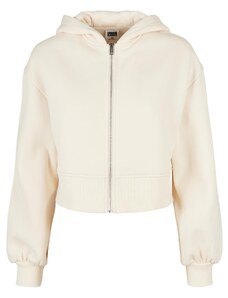 UC Ladies Dámská krátká oversized bunda na zip whitesand
