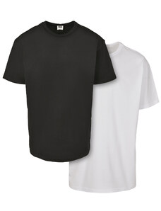 UC Men Organické základní tričko 2-balení černá+bílá