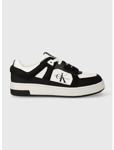 Sneakers boty Calvin Klein Jeans BASKET CUPSOLE LOW MIX ML FAD černá barva, YW0YW01301