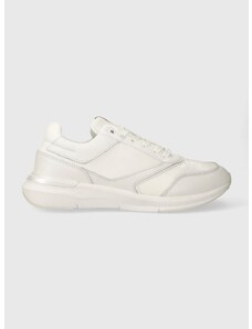 Sneakers boty Calvin Klein FLEXI RUNNER - PEARLIZED bílá barva, HW0HW02041