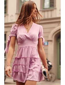 LILI Letní šaty Fasardi fialové