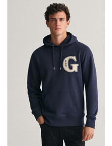 MIKINA GANT G GRAPHIC HOODIE modrá XS