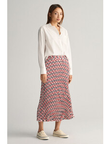 SUKNĚ GANT GEOMETRIC PRINT PLEATED SKIRT bílá 34