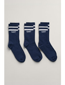 PONOŽKY 3-PACK GANT SPORT SOCKS 3-PACK modrá 31/33