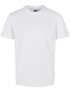 Urban Classics Kids Chlapecké základní kapesní tričko z organické bavlny, 2 balení, černá/bílá