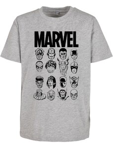 MT Kids Dětské tričko Marvel Crew vřesové šedé