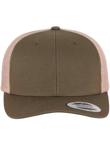 Flexfit Retro Trucker 2-Tone mossgreen/khaki