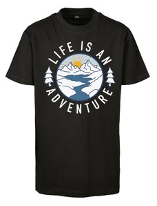 MT Kids Kids Life Is An Adventure Tee černé