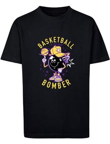 MT Kids Dětské basketbalové bomber tričko černé