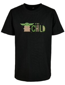 MT Kids Dětské tričko Mandalorian The Child černé