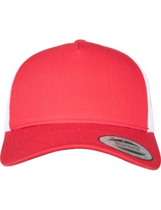 Flexfit 5-panelový retro Trucker 2-Tone Cap červená/wht