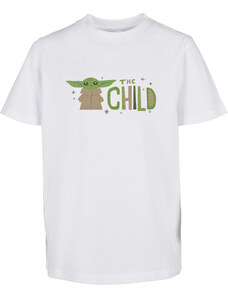 MT Kids Dětské tričko Mandalorian The Child bílé