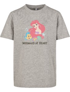 MT Kids Dětská mořská panna v srdci tričko vřesové šedé