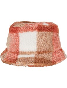 Flexfit Sherpa Check Bucket Hat whitesand/karamel