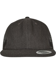 Flexfit Denim Trucker black raw