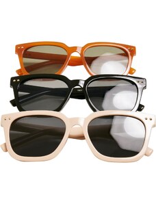Urban Classics Accessoires Sluneční brýle Chicago 3-Pack černá/hnědá/světlebéžová