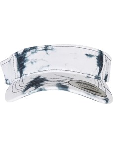 Flexfit Batikovací zakřivená čepice hledí černá/bílá