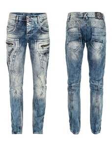 CIPO & BAXX kalhoty pánské C-1178 L:34 regular fit jeans džíny