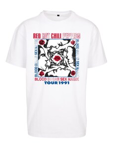 MT Upscale Red Hot Chilli Peppers oversize tričko bílé
