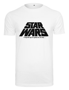 Merchcode Bílé tričko s originálním logem Star Wars