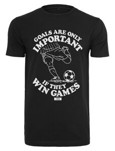 Merchcode Fotbalové míče Coming Home Důležité hry Černé tričko