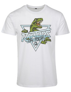 Merchcode Bílé tričko Jurassic Park Raptors