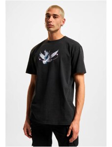 MT Upscale Vive la Liberte Oversize Tee černé kyselé prané