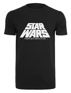 Merchcode Černé tričko s originálním logem Star Wars