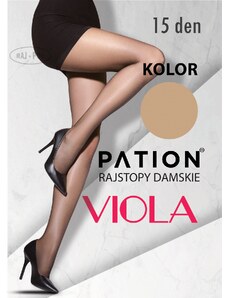 Raj-Pol Woman's Tights Pation Viola 15 DEN Daino