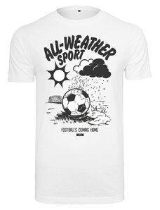 Merchcode Fotbalové míče Coming Home Sportovní tričko za každého počasí bílé