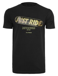 MT Men Černé tričko Just Ride
