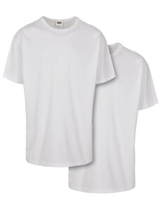 UC Men Organické základní tričko 2-balení bílá+bílá