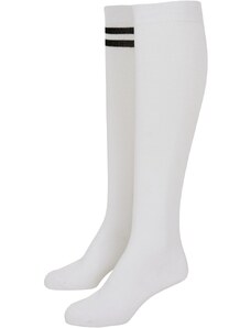 Urban Classics Accessoires Dámské vysokoškolské ponožky 2-balení bílé