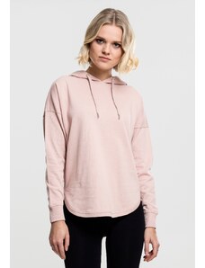 UC Ladies Dámská oversized Terry Hoody světlá růže