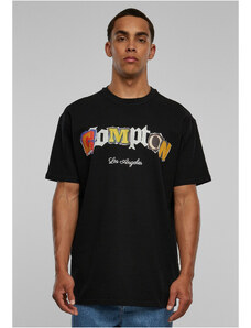 MT Upscale Compton L.A. Oversize tričko černé barvy