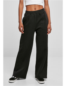 UC Ladies Dámské kalhoty Straight Pin Tuck Sweat Pants černé