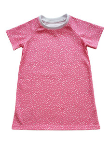 Damipa Baby Dívčí noční košile PUNTÍK s krátkým rukávem