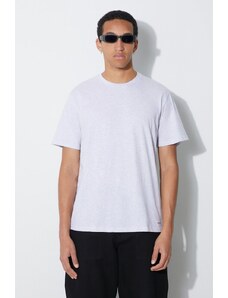 Bavlněné tričko Carhartt WIP 2-pack šedá barva