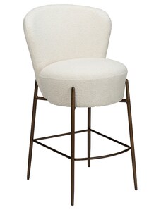 ​​​​​Dan-Form Béžová bouclé barová židle DAN-FORM Orbit 68 cm