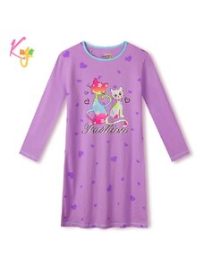 Dívčí noční košile dl.r. KUGO MN3772, fialová