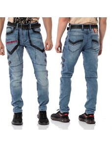 CIPO & BAXX kalhoty pánské CD795 l:32jeans džíny moto