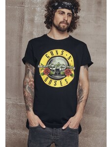 Merchcode Černé tričko s logem Guns n' Roses