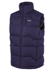 Husky Pánská péřová vesta na zip Deep dark blue