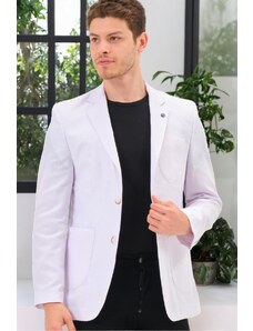 C9059 DEWBERRY MEN'S JACKET-PLAIN WHITE