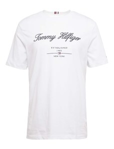 TOMMY HILFIGER Tričko námořnická modř / červená / černá / bílá